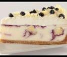 Blueberry Cobbler White Chocolate Cheesecake